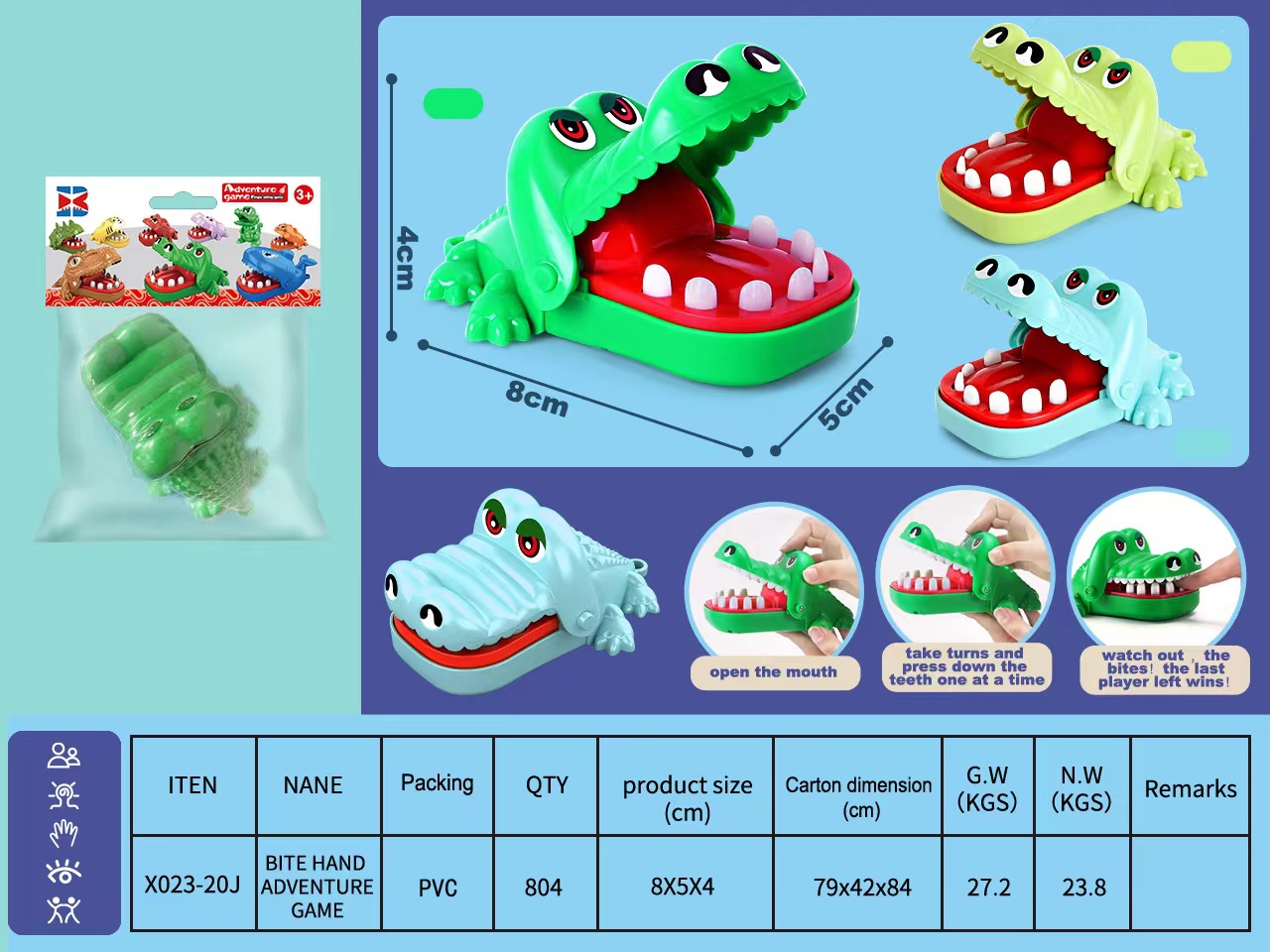 Mini mordedura de dedos juguetes de perros mordedura de manos niños interacción de padres e hijos parodia de dientes descompresión y descompresión artefactos mágicos
