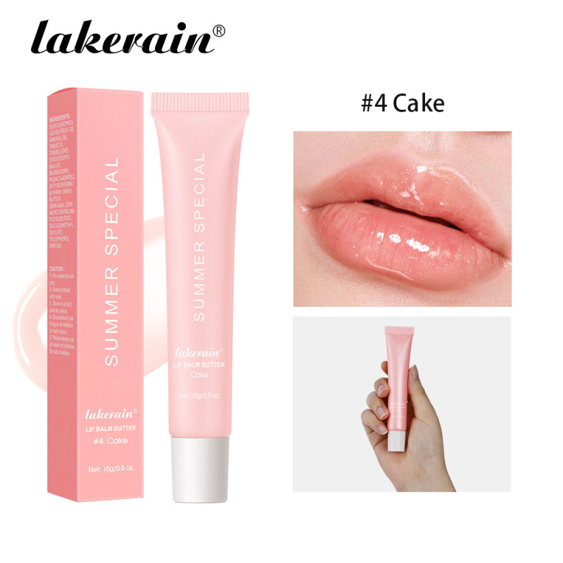 Lakerain サマーバター リップクリーム 乾燥してひび割れた唇に潤いを与える着色リップクリーム|undefined