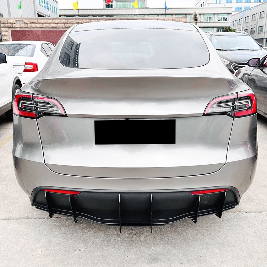 Suitable for Tesla Model Y 2019+ Rear Lip Spoiler Rear Blade Wind Knife Car Sticker Modification