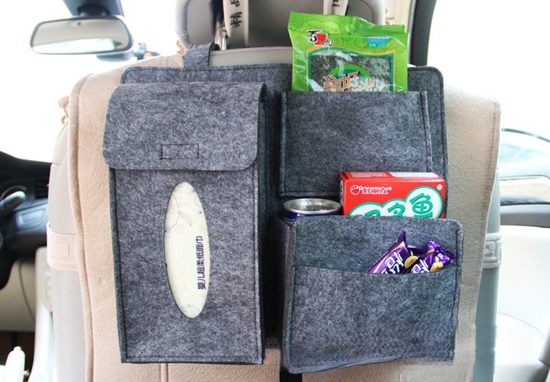 Multifunctional Car Storage Bag Car Storage Box Hanging Bag Car Seat Back Organizer