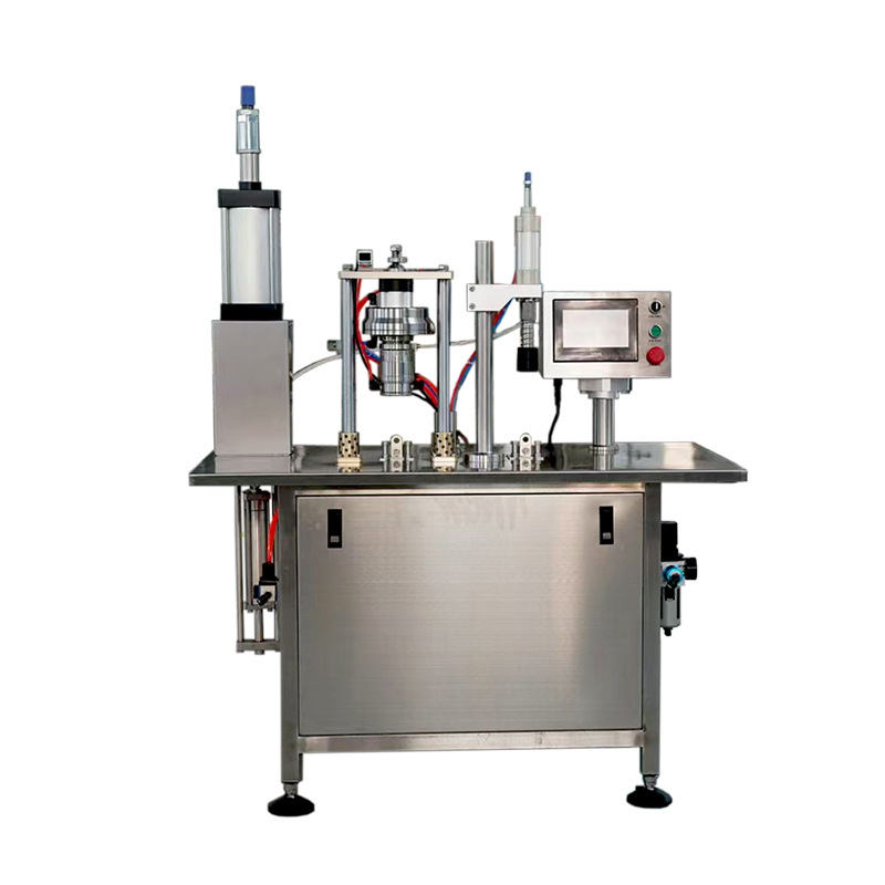 Maquinaria de llenado de aerosoles de dos componentes, máquina de llenado de aerosoles pequeña semiautomática, máquina para agente pulverizador