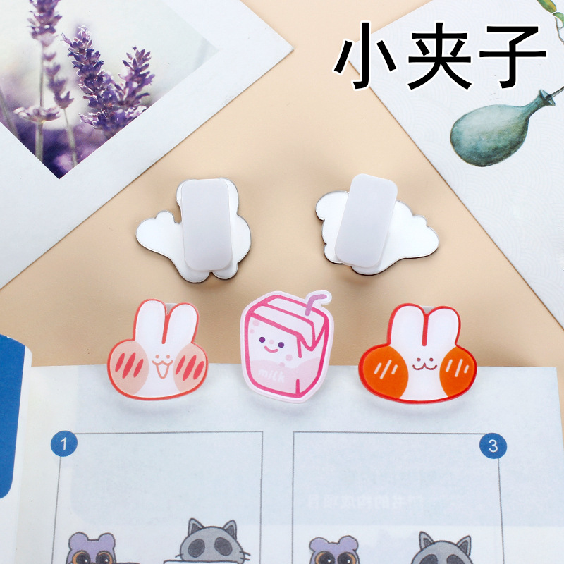 Cute acrylic plastic cartoon photo, storage system, classification