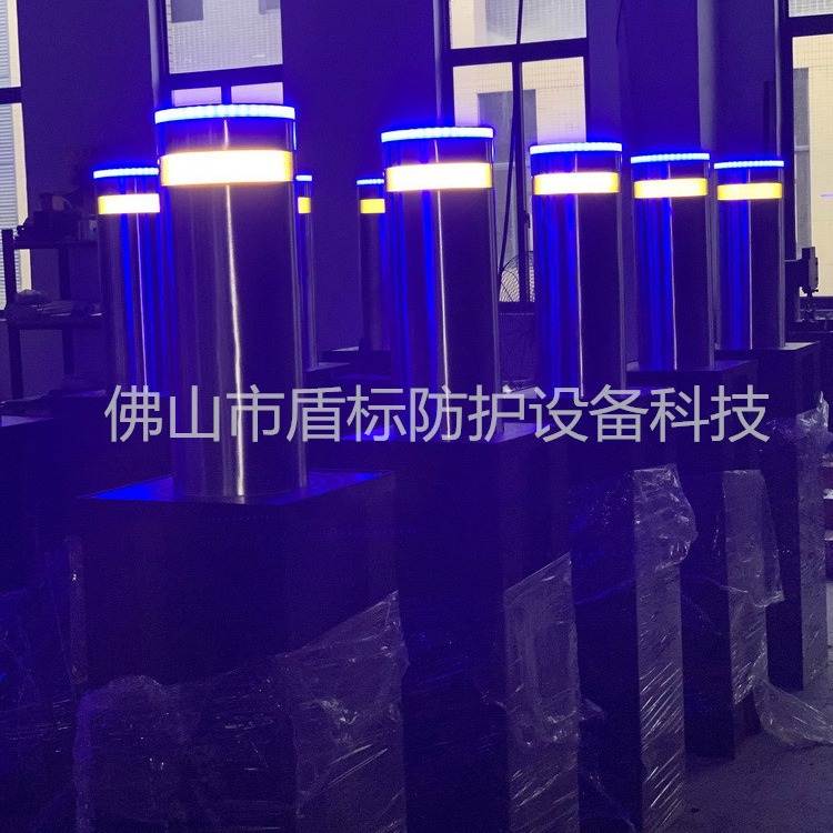 升降式防冲撞液压阻车柱 电子路障地柱 智能遥控升降车止柱厂家