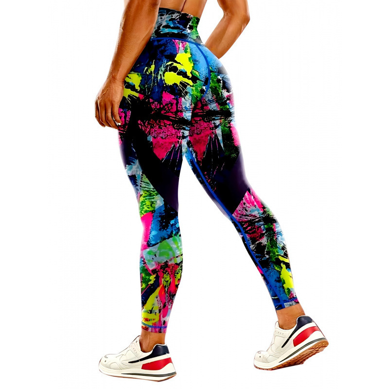 Transfronterizos Europa y Estados Unidos impresa pantalon de calzado de calzado de mujer elevación de cadera apretada bottom diaria pantalones deportivos casuales 2026