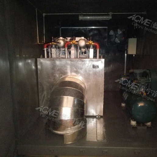 万纯集装箱柴油发电机组尾气净化器 静音箱式发电机组黑烟净化器