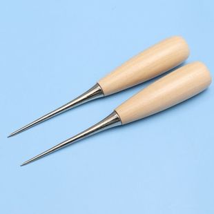 Large Solid Wood Full Steel Awl Needle for Shoe Repair, Handmade Needle for Sewing Shoes, Leather Expansion Needle