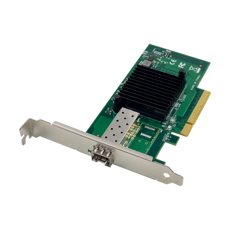 Подходит для сетевой карты сервера Intel X520-DA1 PCIe x8 один оптоволоконный порт 10G SFP 10G Ethernet