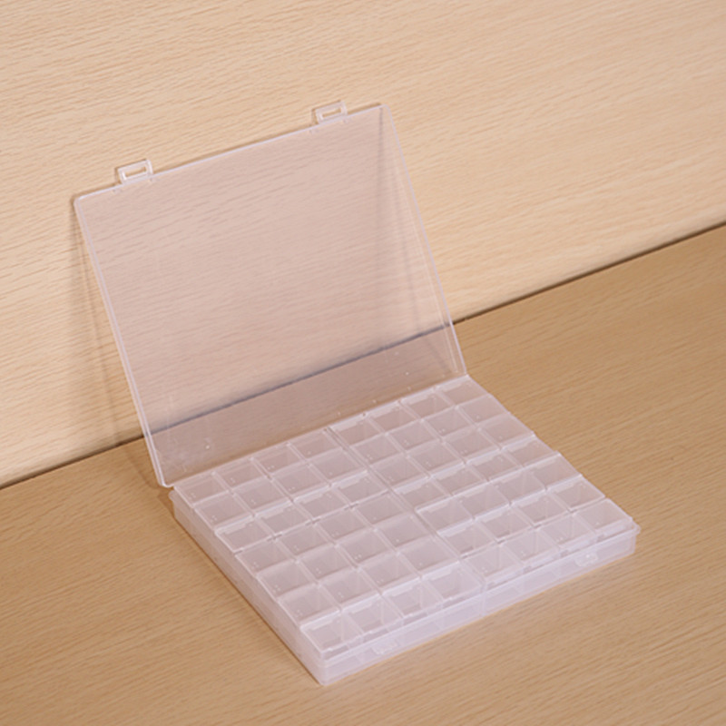 Cover, accessory, storage box, earrings, 56 cells