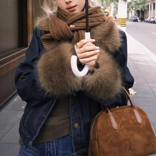 复古《巴恩冬令》毛毛领牛仔外套女秋冬2025年新款加厚短款上衣潮