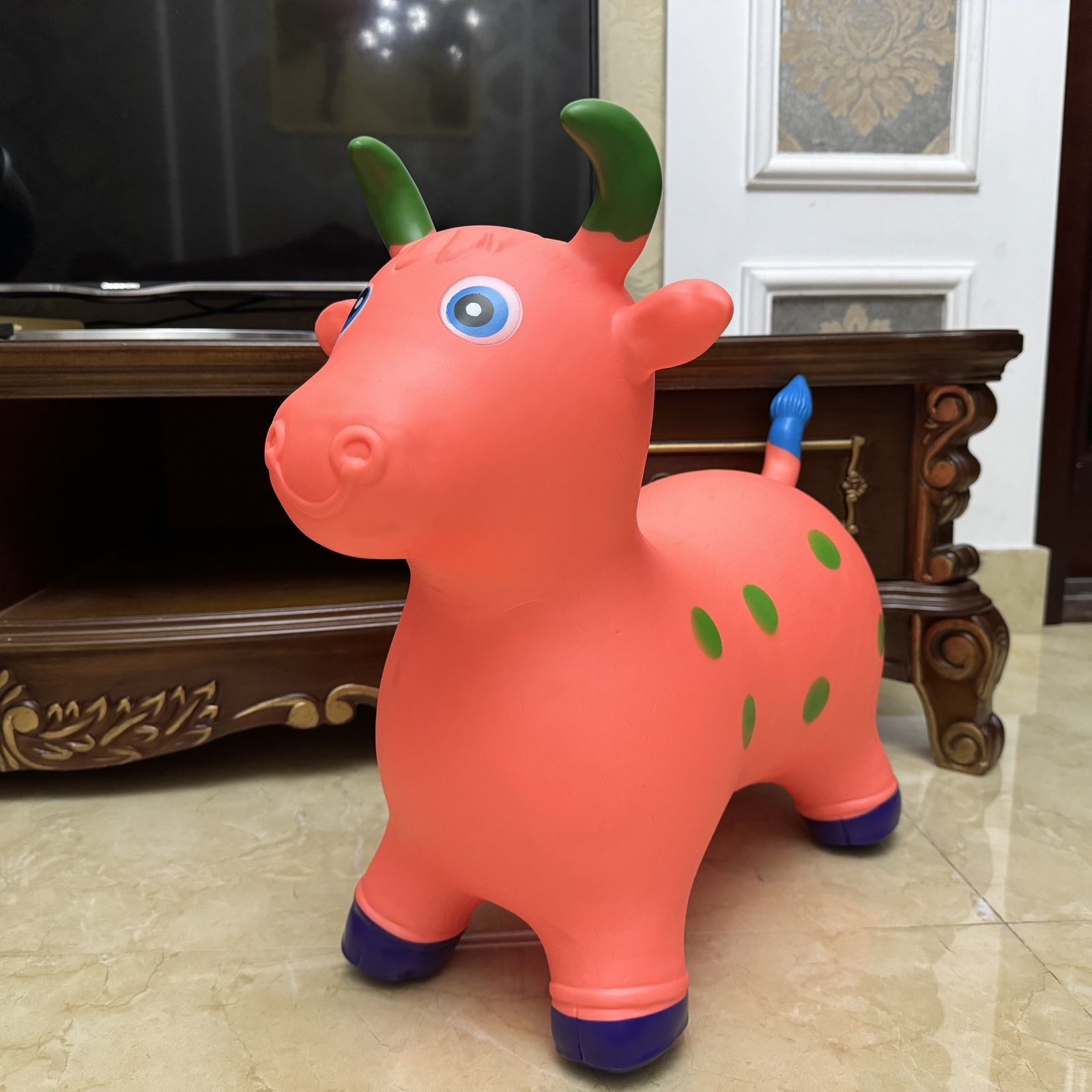 Orange painted air pump, increased thickness