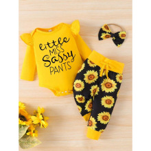 Z 19534 Baby Print Romper Set Ӥ��ӡ�����������׿羳��ó