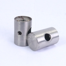 厂家直供304不锈钢穿方圆管立柱配件空心菠萝头楼梯栏杆立柱配件