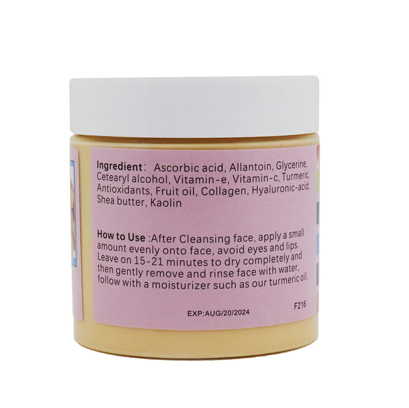 BLSEX maschera idratante tipo pasta alla curcuma pulizia viso 120g_voghion.com