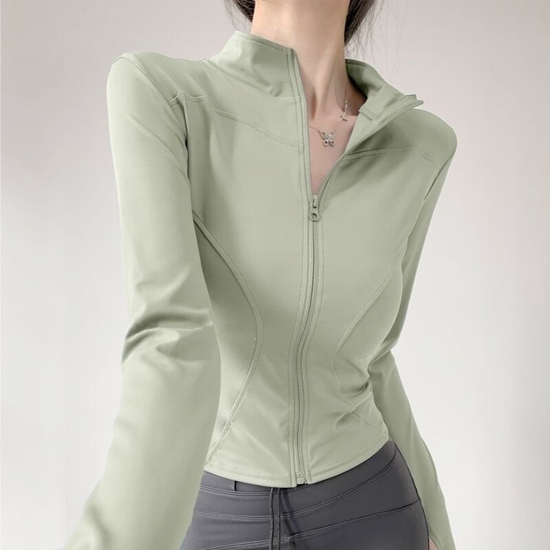 Casual Jacket for Women with Stand Collar, New Summer 2026 Versatile Sports Top, Sun-Protective Zip-Up Running Jacket