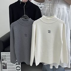 男童毛衣儿童秋季韩版2025新款童装潮范针织打底套头简潮上衣百搭