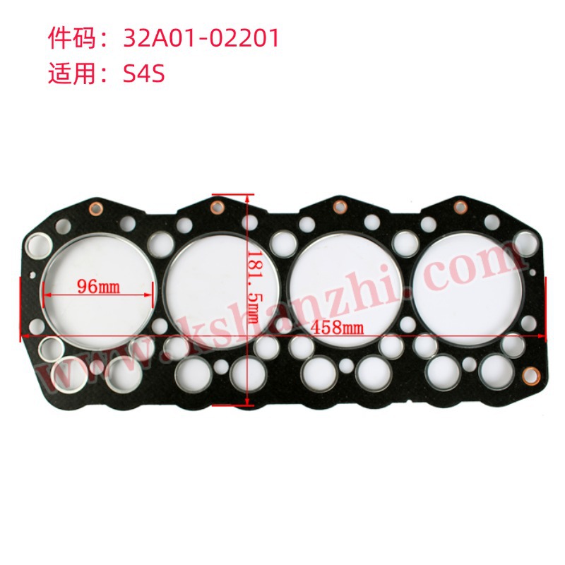 Accesorios de motor de carretilla elevadora Mitsubishi S4 / 6S 32A01 - 02201 cama de cilindros 32B01 - 12100 cilindro de cilindro