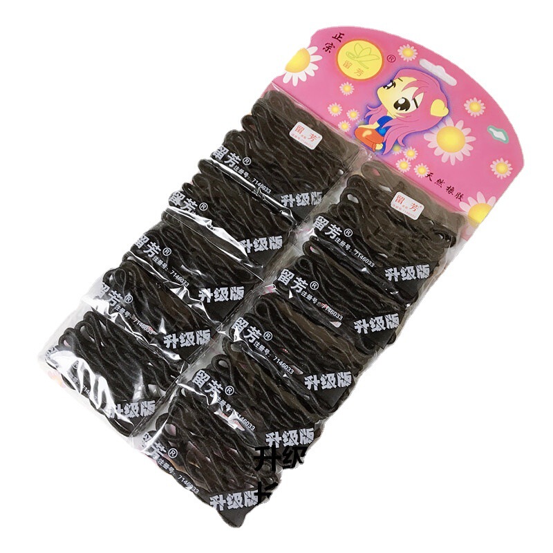 Medium Upgrade 6.5cm Leather Band Base Rubber Band Black Wool Hair Band Hair Rope Headwear Medium Upgrade 6.5cm Leather Band Base Rubber Band Black Wool Hair Band Hair Rope Headwear
