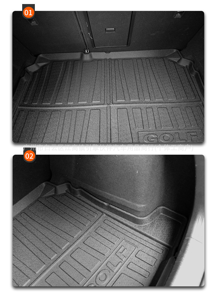 Suitable for Land Rover Discovery Sport, Discovery 3/4/5, Evoque L, foldable TPE trunk mat, waterproof