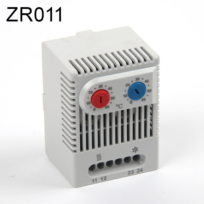 ZR011 heating and cooling dual-purpose thermostat normally open NO normally closed NC cabinet temperature controller temperature control switch ZR011 heating and cooling dual-purpose thermostat normally open NO normally closed NC cabinet temperature controller temperature control switch