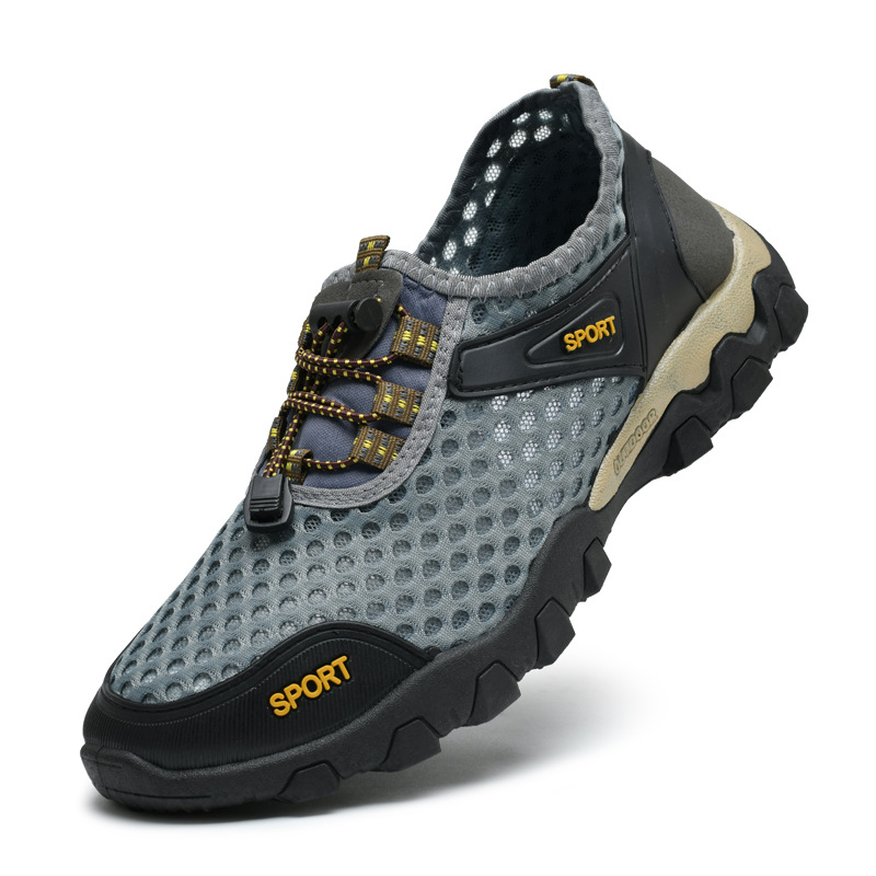 Wading 2025 Mesh Stream Trekking Breathable Hiking Men's Sports Casual Trendy Shoes_voghion.com