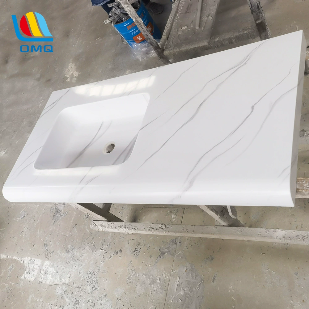 Прямые продажи с фабрики, композитный акриловый шкаф для ванной комнаты из искусственного камня, комбинированный умывальник для ванной комнаты, настенный умывальник, интегрированный