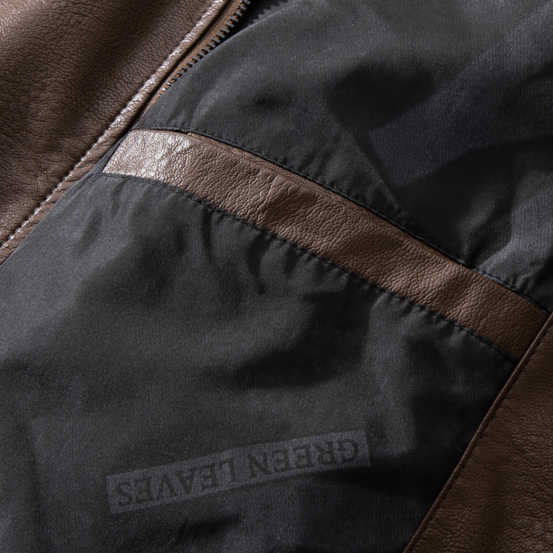 Herrenbekleidung Sonderangebot an Freizeitsport Herbst Paar Motorradbekleidung lockere Oberteile Jacke Retro Persönlichkeit Herren Lederjacke_voghion.com