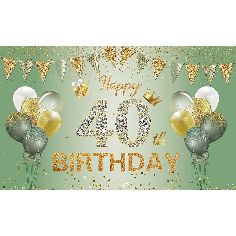 180X110 Трансграничный Возраст С Днем Рождения