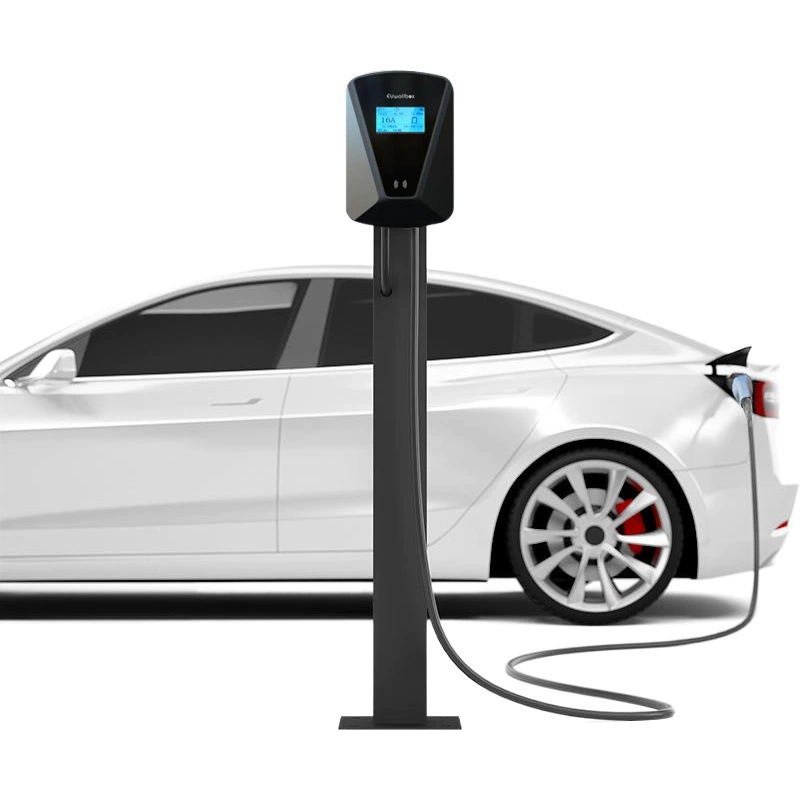 Новая энергия электромобиля зарядки свай жилой настенный Бытовой Настенный бытовой переменный ток 32А трехфазный Европейский стандарт зарядный пистолет