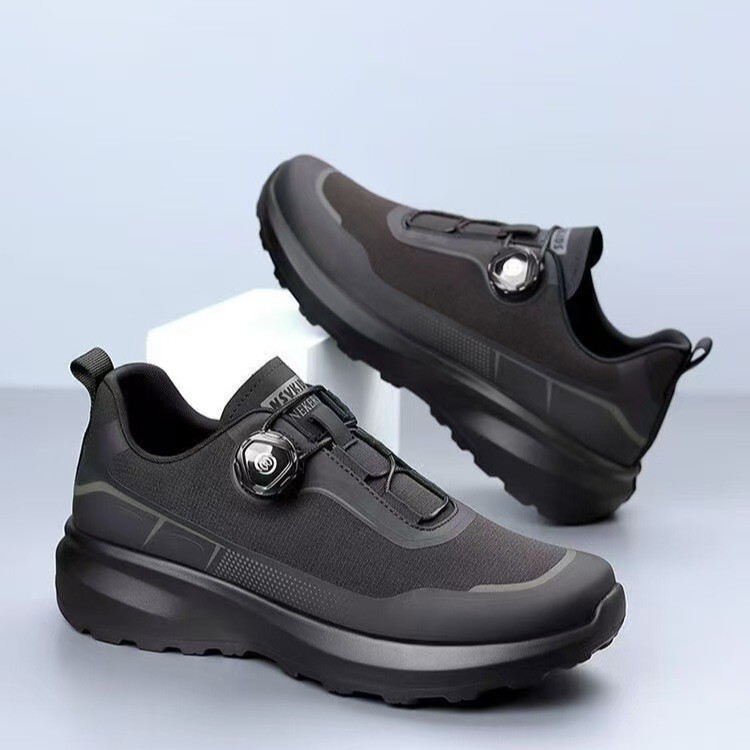 Men's Shoes Foreign Trade Wholesale Spring Comfortable Breathable Casual Shoes Thick-Soled Slip-On Rotating Buckle Running Sneakers for Men Men's Shoes Foreign Trade Wholesale Spring Comfortable Breathable Casual Shoes Thick-Soled Slip-On Rotating Buckle Running Sneakers for Men