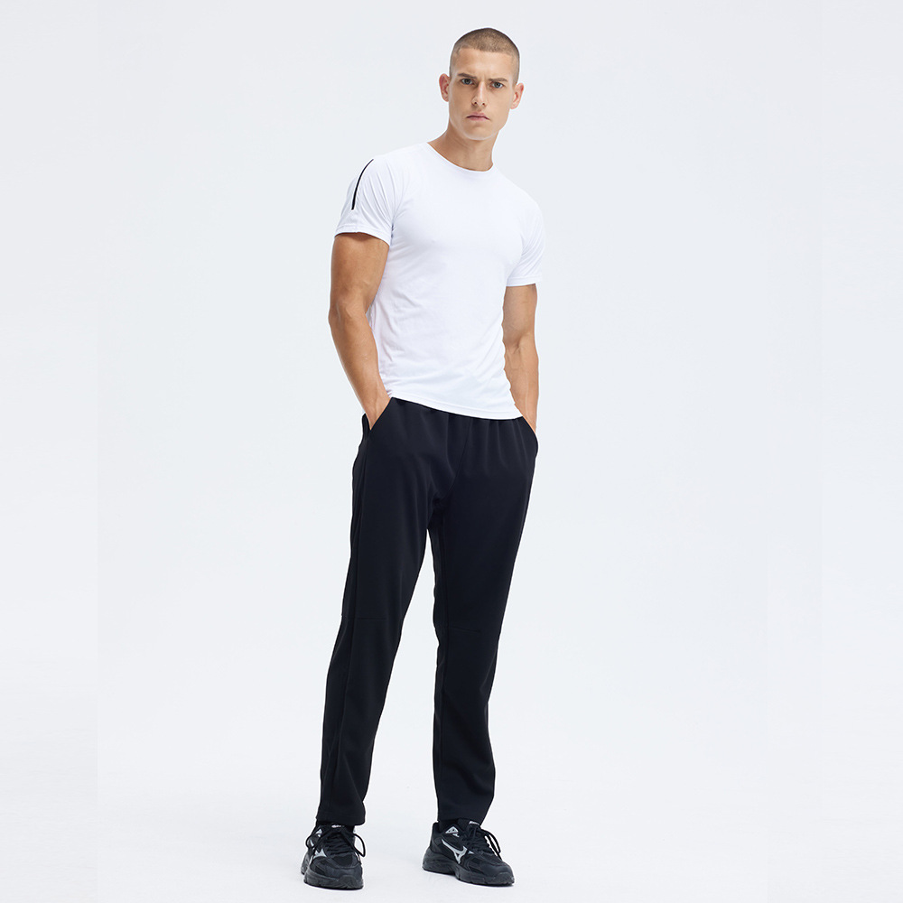 Pantalones deportivos al aire libre de otoño e invierno para hombres más pantalones de fitness casuales de secado rápido pantalones sueltos rectos pantalones de baloncesto para correr