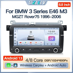 BMW 3 Seriyası E46 MG ZT Rover75 üçün 8.8 düym mərkəzi ekran naviqasiya Bluetooth