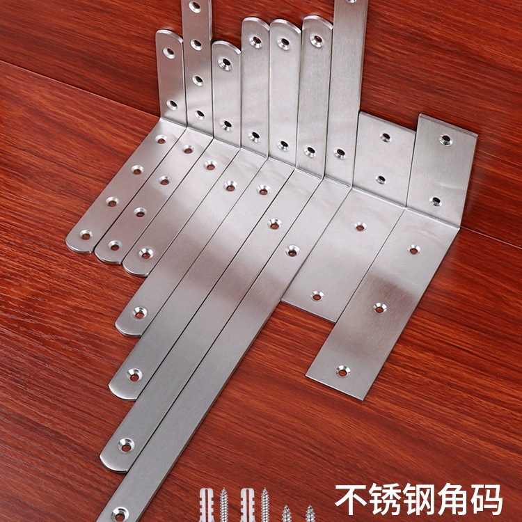 Удлиненный угловой кронштейн из нержавеющей стали, фиксатор под прямым углом 90 градусов, угловая железная опора для полки, треугольный кронштейн, кронштейн для стеллажа для хранения