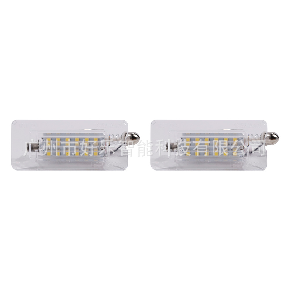 Suitable for Mini Cooper Hatchback LED License Plate Lights, Brightness-Enhanced Car License Plate Light Replacement