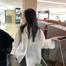 0B2005，女士两色重工水洗露背绑带亚麻衬衫