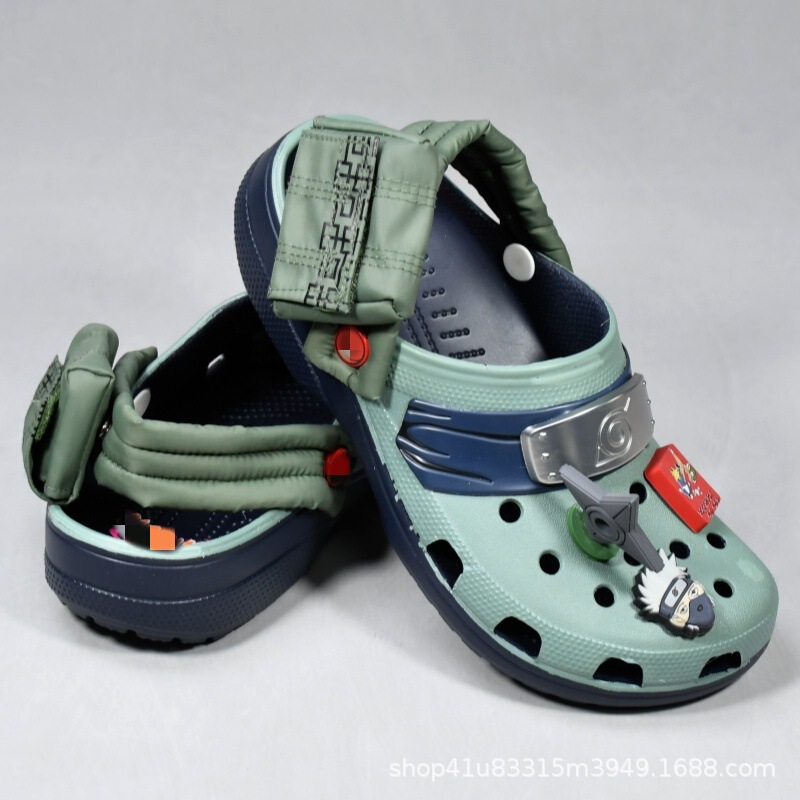 26 New Styles of Naruto Kasi Adult Clogs Cartoon Anime Clogs Beach Sandals 209460