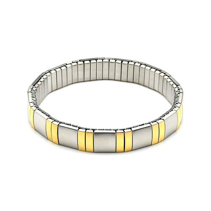 Unisex Gender Simple Style Heart Shape 304 Stainless Steel 18K Gold Plated Bracelets In Bulk