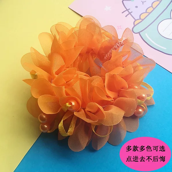 South Korea's New Children's Dance Wrist Flower Little Girl Big Flower Head Flower Children's Day Performance Dance Headwear