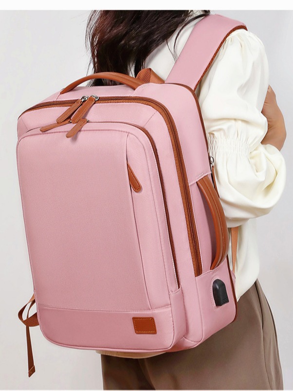 Empresas USB transfronterizas de gran capacidad mochila para hombres y mujeres, mochila de computadora de alta calidad, mochila de ocio multifuncional al por mayor