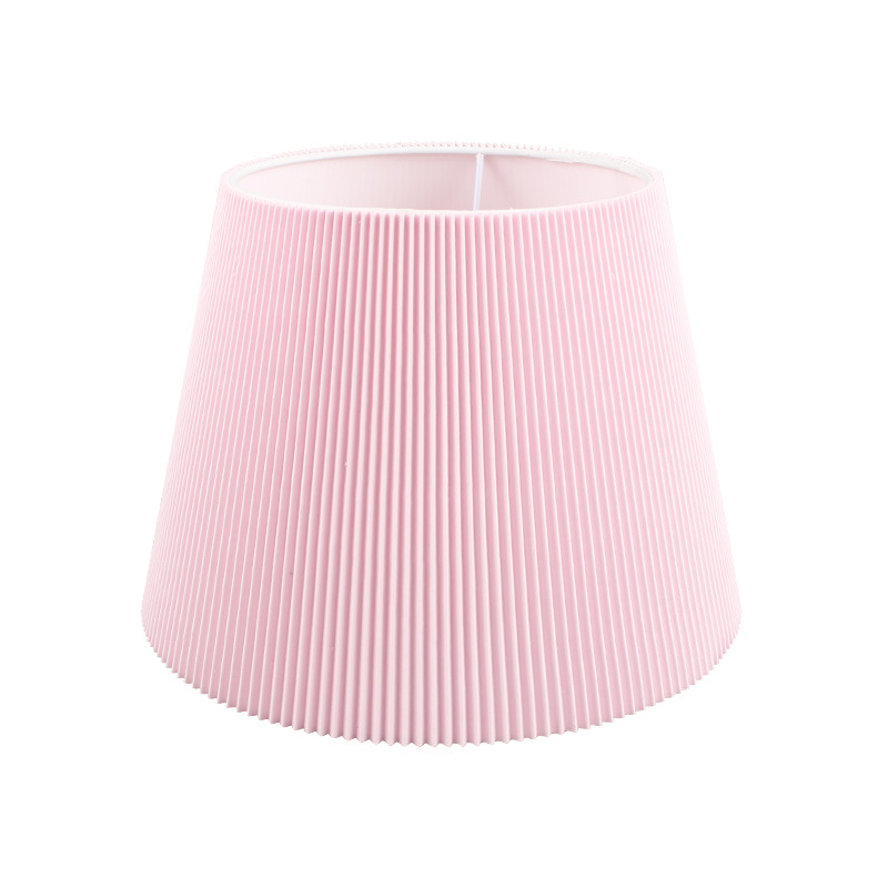 Plegable etiqueta engomada plana pantalla lámpara de mesa de tela Shell pantalla accesorios simple dormitorio pantalla de piso fábrica al por mayor