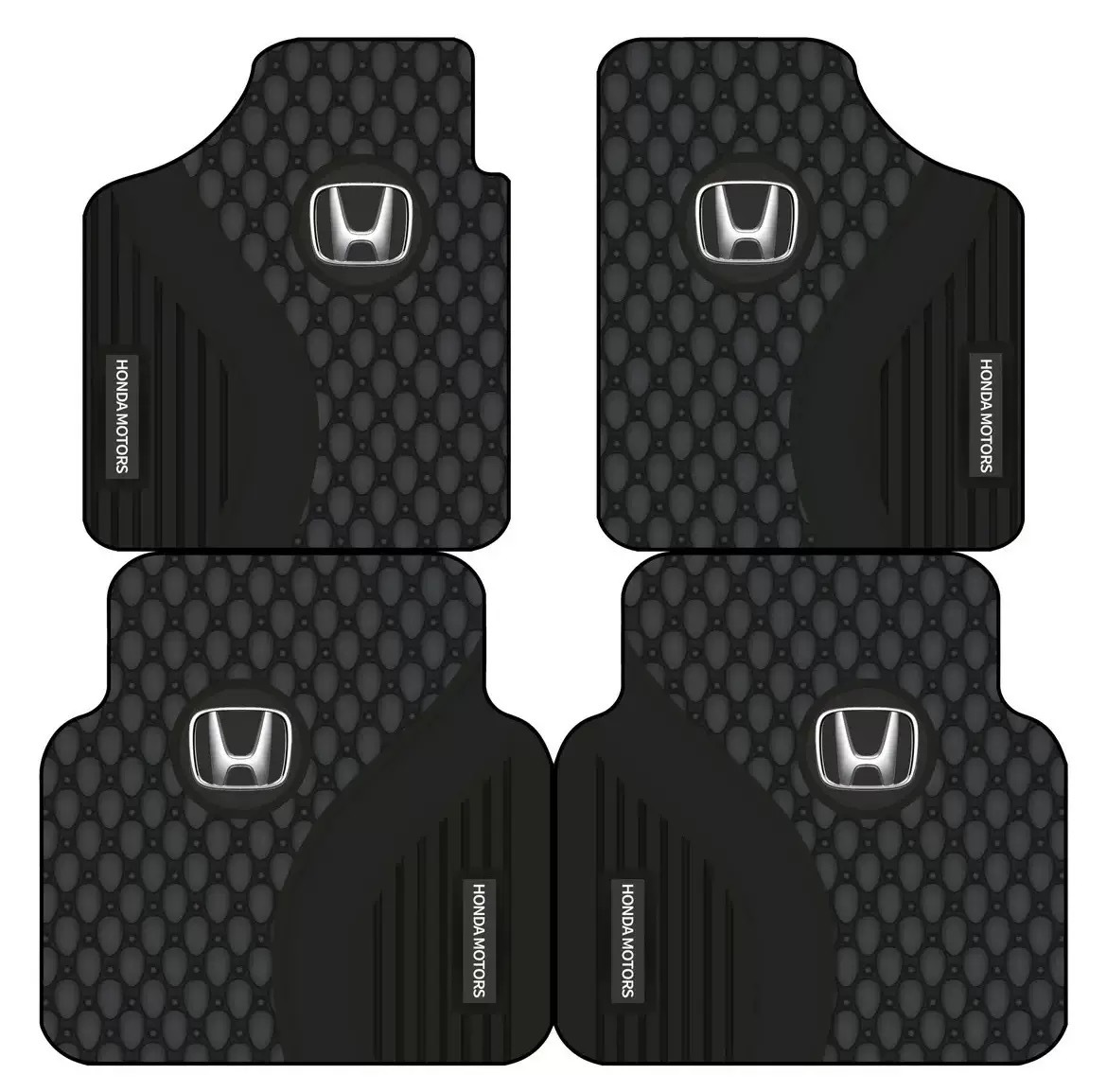 Car logo car floor mats, stylish universal style foot mats with diatom mud surface, suitable for all seasons, non-slip and washable