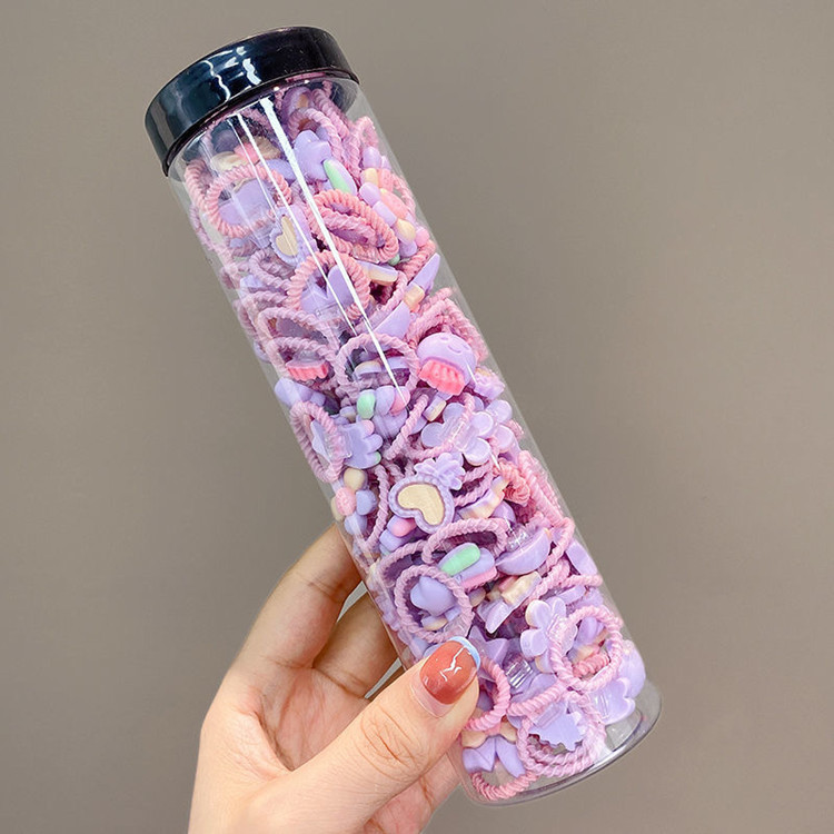 La banda de goma de los niños no daña el pelo, buena elasticidad, banda de goma de la muchacha, cuerda del pelo del bebé, pelo tamaño pequeño del lazo, anillo del pelo, accesorios del pelo