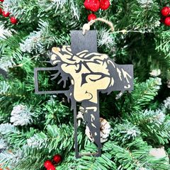 跨境新款降臨節宗教十字架掛件創意派對聚會家居辦公裝飾節日禮品