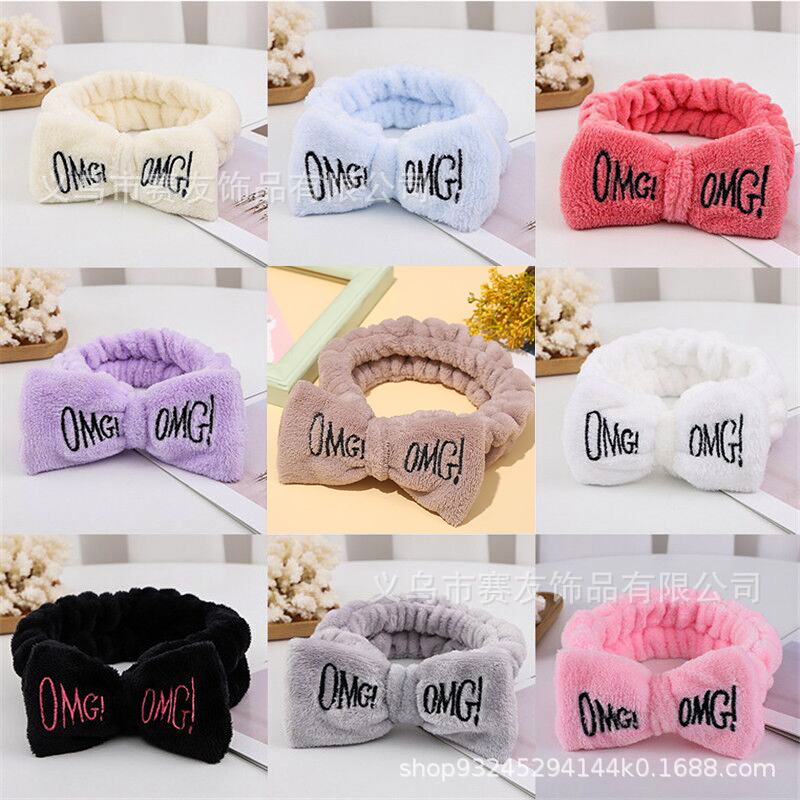 Cute OMG Fashion Hairband Korean Flannel...