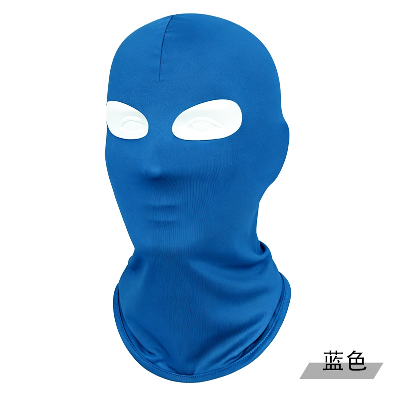 Ciclismo máscara de hielo protector solar respirante al aire libre polvo protector de cuello facial cubierta de cabeza para hombres y mujeres máscara de secado rápido a prueba de viento de verano