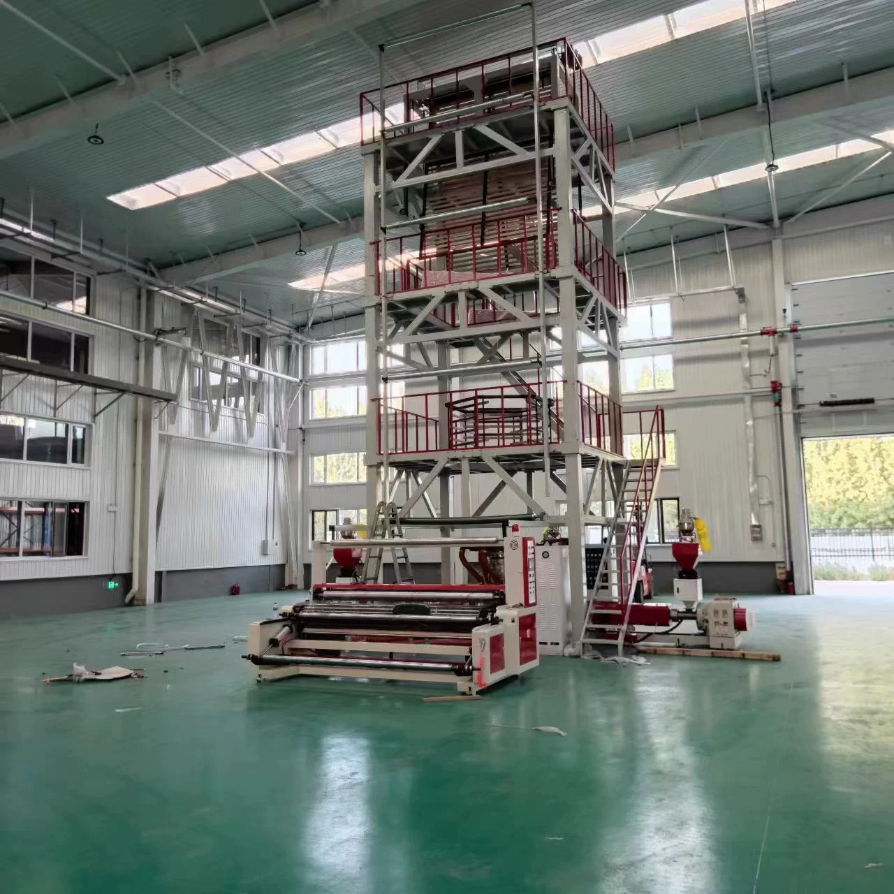 Полностью автоматическая высокоскоростная машина для выдувания пластиковой пленки высокого и низкого давления, машина для выдувания пленки 800-2000 мм, оборудование и оборудование для пластика