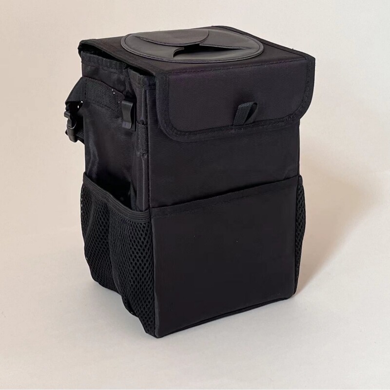 Cross-border Amazon Car Storage Bucket, Easy to Carry When Traveling, Easy to Clean, Hanging Trash Can