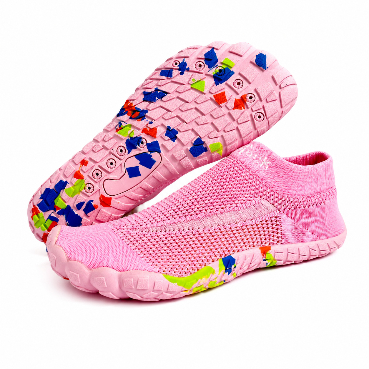 Zapatos de calcetines de verano transfronterizos de moda de punto vacío transpirable retroceso zapatos de playa ensanchados fábrica directa