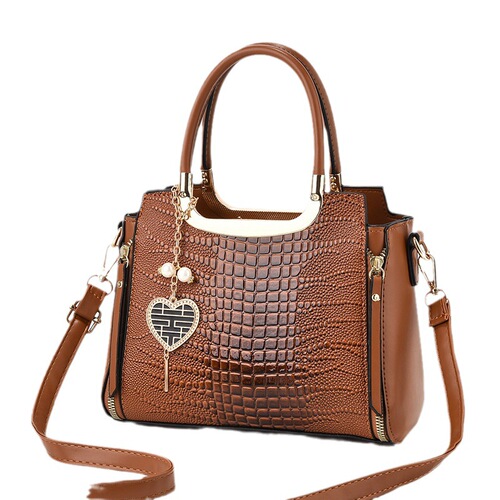 Attractive middle-aged women's bag mom bag  new fashion versatile crossbody fashion ladies large capacity shoulder handbag