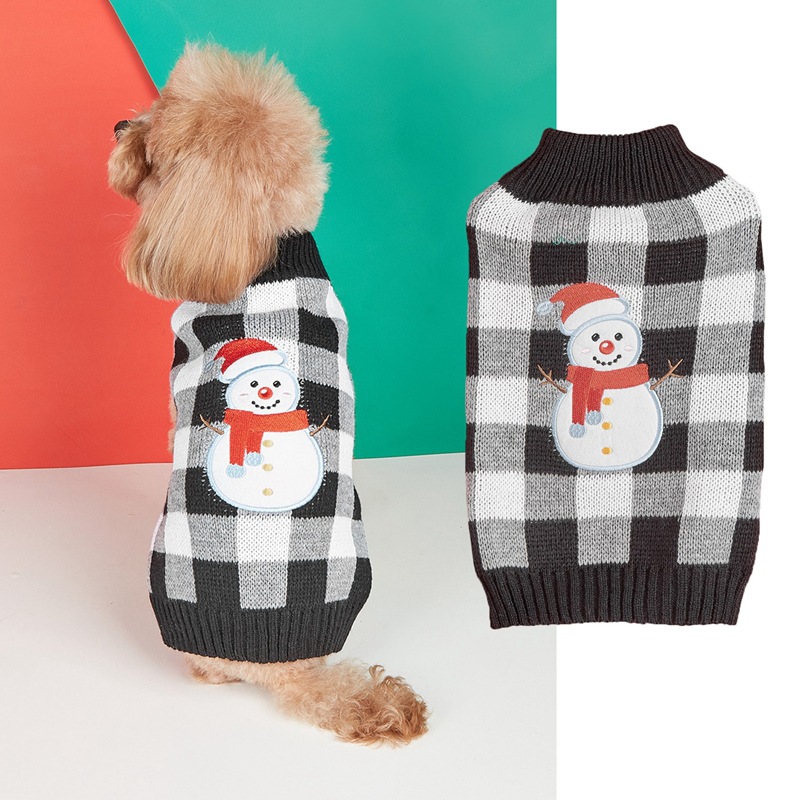 Cute Polyester Christmas Snowman Pet Clothing display picture 2