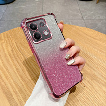 适用传音Infinix Note50电镀闪粉手机壳SPARK SlIM四角防摔保护套